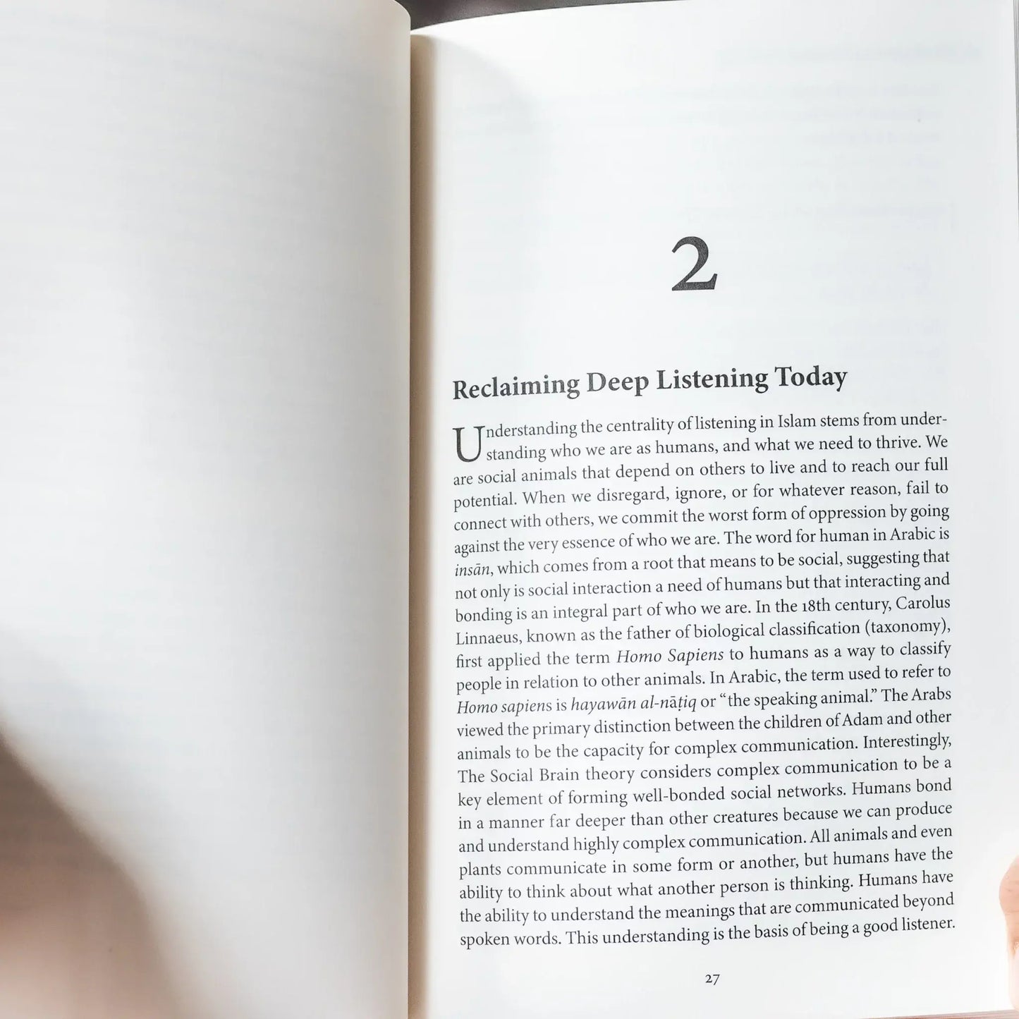 When Hearing Becomes Listening